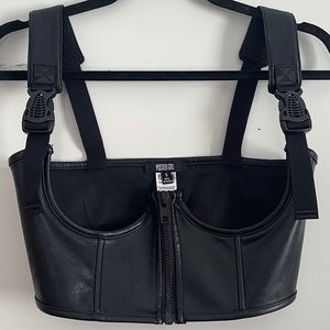 DOLLS KILL LEATHER CORSET